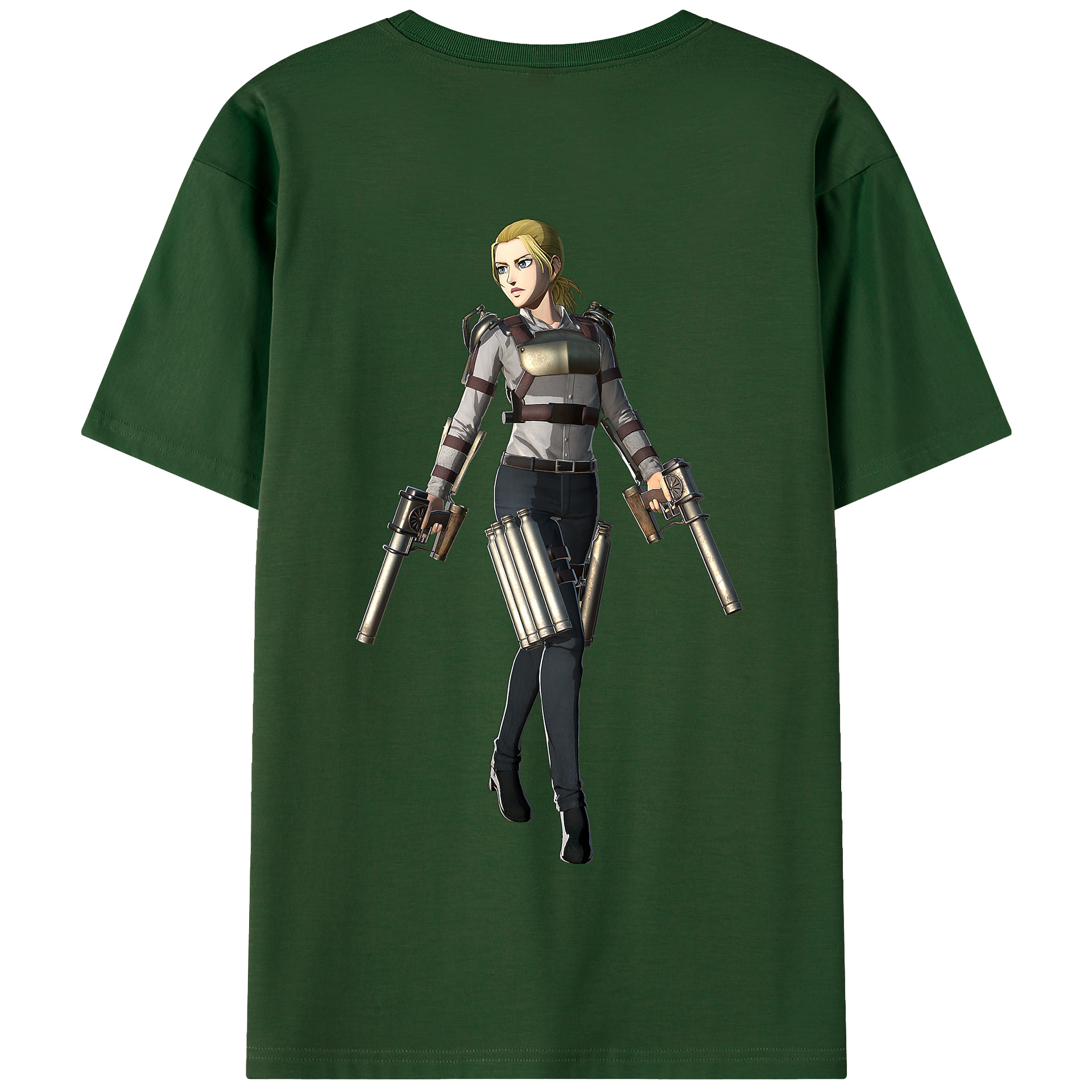 （画像用） 進撃の巨人 Attack on Titan 綿100％半袖Tシャツ（背面プリント）